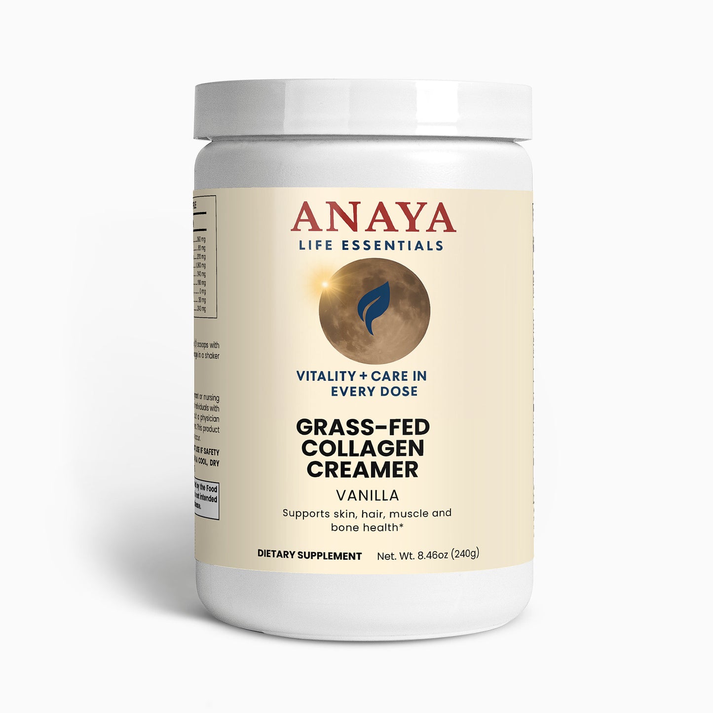 Grass-Fed Collagen Creamer (Vanilla)