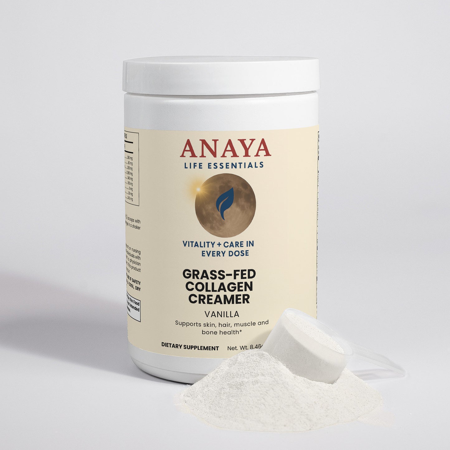 Grass-Fed Collagen Creamer (Vanilla)